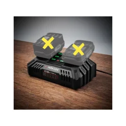 PARKSIDE® 20 V / 2 x 4,5 A Akku-Doppelladegerät PDSLG 20 B1, ohne Akku - B-Ware