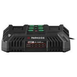 PARKSIDE® 20 V / 2 x 4,5 A Akku-Doppelladegerät PDSLG 20 B1, ohne Akku - B-Ware