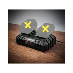 PARKSIDE® 20 V / 2 x 4,5 A Akku-Doppelladegerät »PDSLG 20 B1«, ohne Akku - B-Ware sehr gut