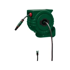 PARKSIDE® Wand-Schlauchaufroller, 25 m, grün - B-Ware gut