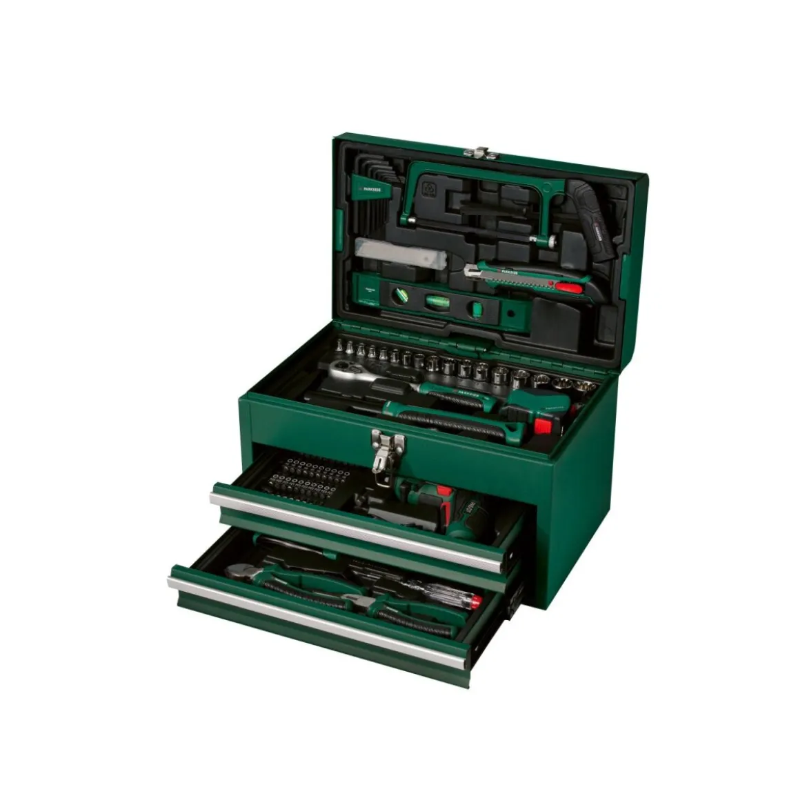 PARKSIDE® Werkzeugkoffer mit 4 V - Akkuschrauber »PWBM A1«, 92-teilig - B-Ware