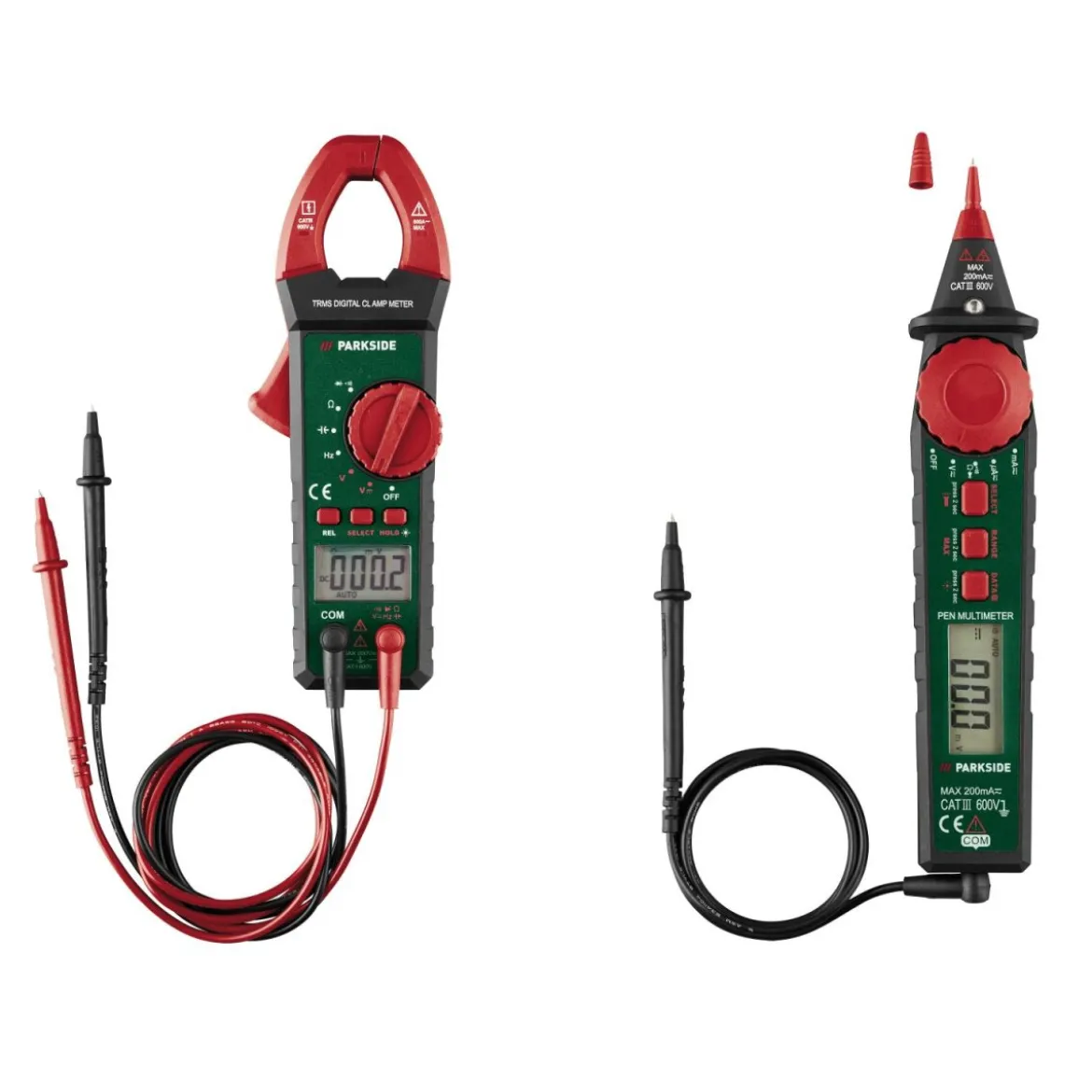 PARKSIDE® Zangenamperemeter »PZM 2 B4« / Stift-Multimeter »PSM 2 B4« - B-Ware