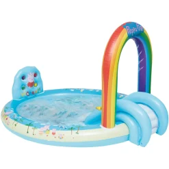 Peppa Pig Playpool, mit Rutsche, Regenbogensprinkler und Spielelementen - B-Ware
