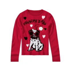 pepperts Kinder Mädchen Pullover mit niedlichem Weihnachtsmotiv - B-Ware