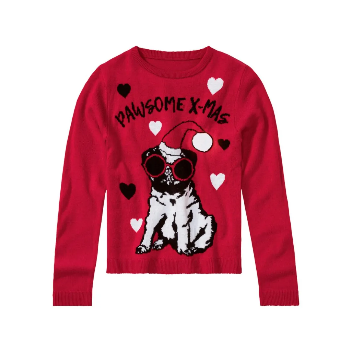 pepperts Kinder Mädchen Pullover mit niedlichem Weihnachtsmotiv - B-Ware