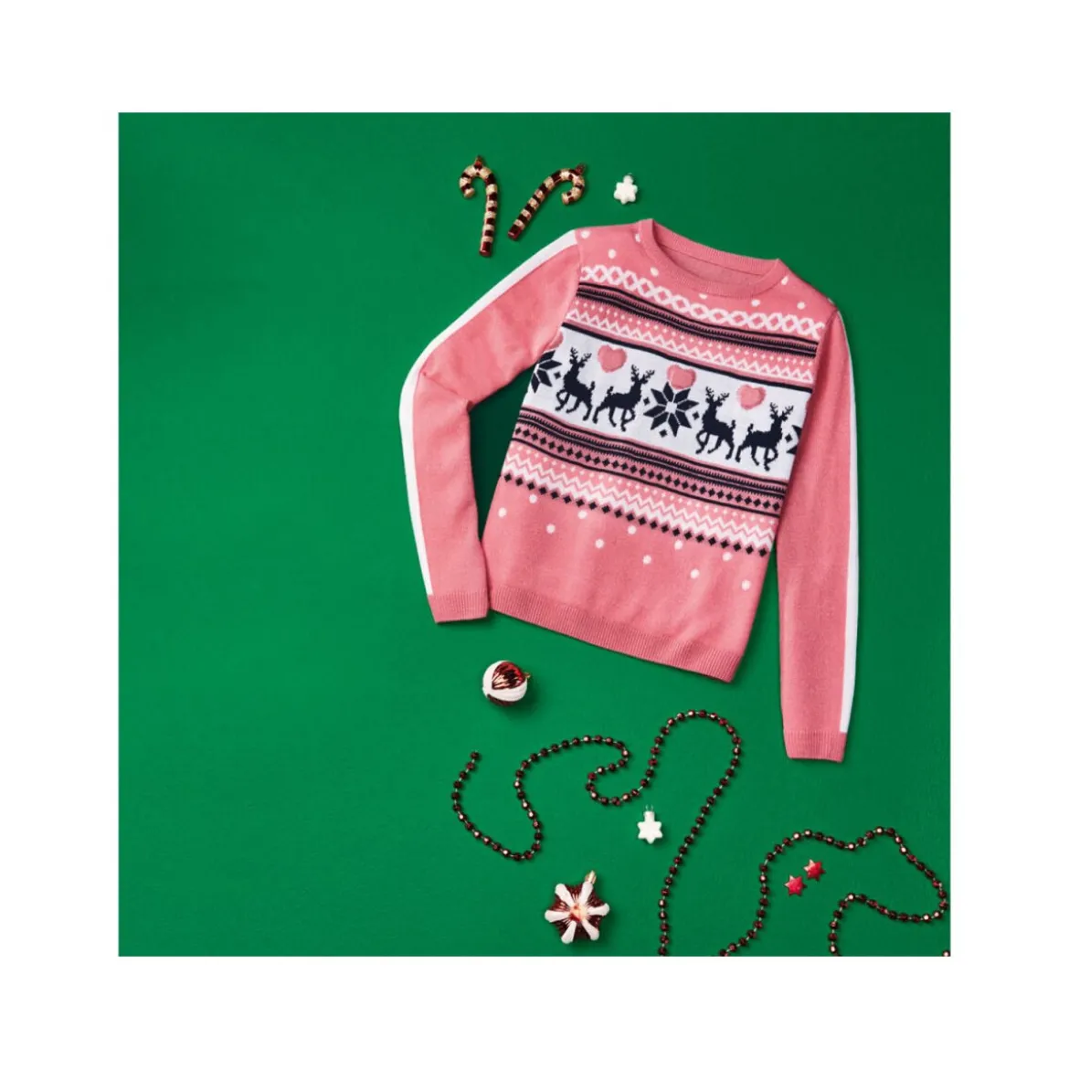 pepperts Kinder Mädchen Pullover mit niedlichem Weihnachtsmotiv - B-Ware