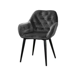 Phoenix »Chessy« Esszimmerstuhl, im Lounge Stil, anthrazit - B-Ware sehr gut