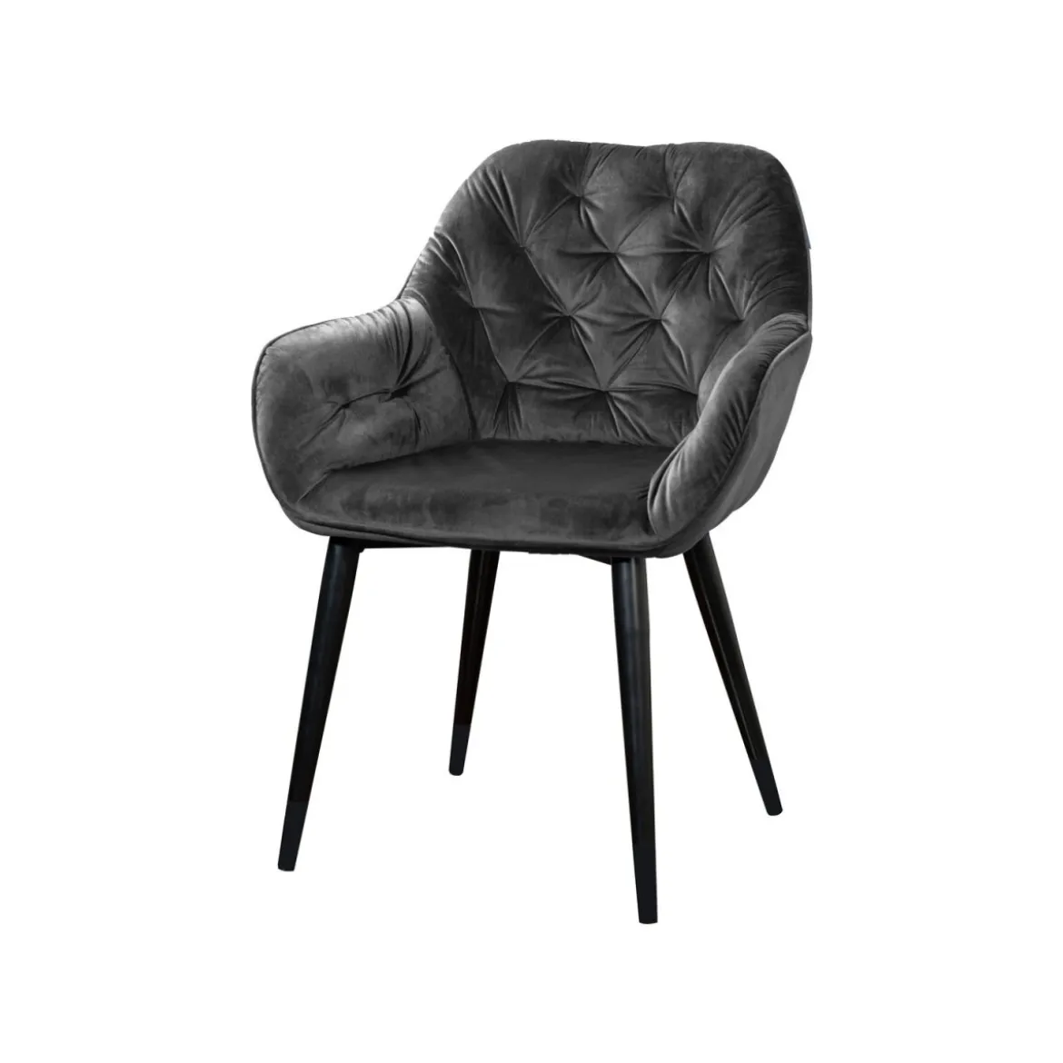 Phoenix »Chessy« Esszimmerstuhl, im Lounge Stil, anthrazit - B-Ware sehr gut