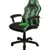 PHOENIX Gepolsterter Gamingstuhl, stufenlos höhenverstellbar, grün - B-Ware
