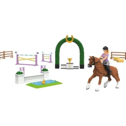 Playtive Animal Adventures Figuren-Set M (Reiterhof - Turnier) - B-Ware neuwertig
