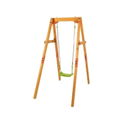 PLAYTIVE Kinder Holzschaukel, mit verstellbarer Seillänge - B-Ware neuwertig