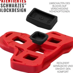 PRO Bike Tool Fahrradstollen Kompatibel mit Look Delta-Pedalen (9-Grad-Float) - B-Ware neuwertig