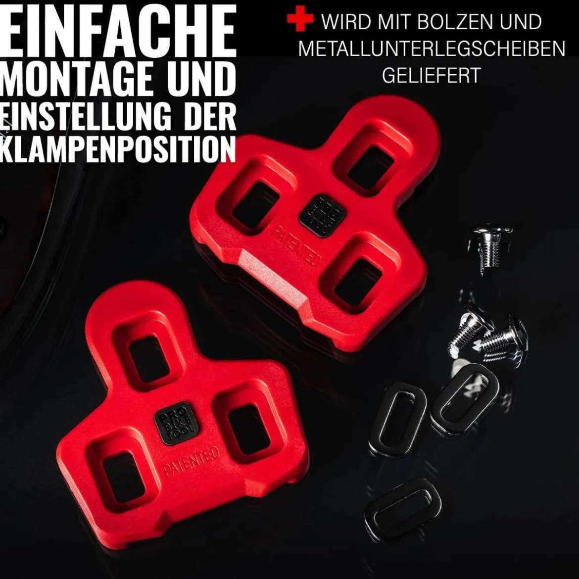 PRO Bike Tool Fahrradstollen Kompatibel mit Look Delta-Pedalen (9-Grad-Float) - B-Ware neuwertig