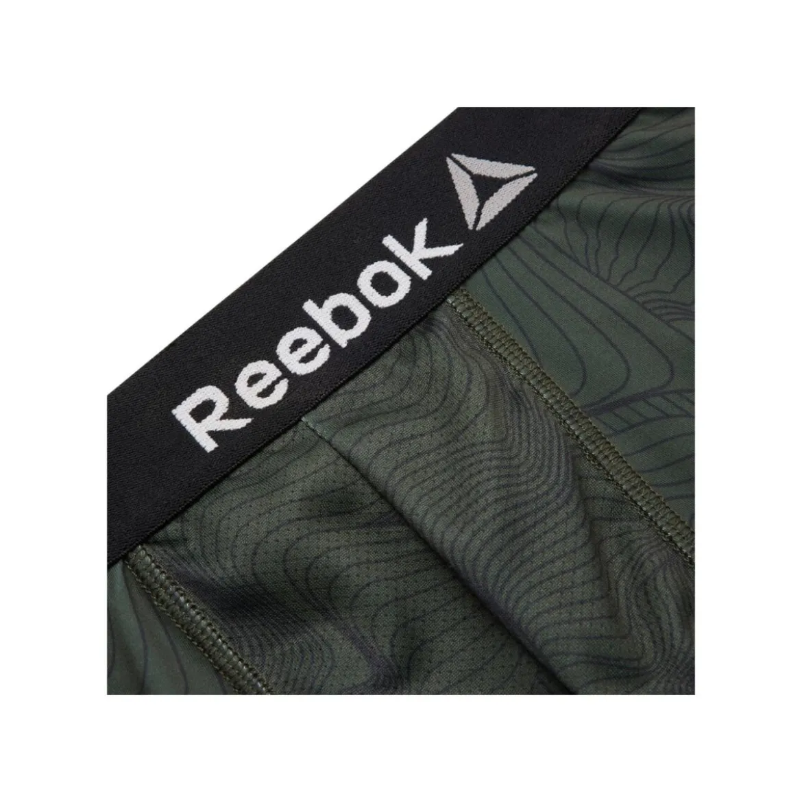 REEBOK Herren Boxershorts, 2 Stück (schwarz/khaki, S (44/46)) - B-Ware neuwertig