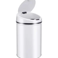 Ribelli Automatik-Mülleimer, mit Sensor, 50L, weiß - B-Ware Transportschaden Kosmetisch