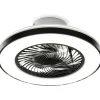 Ribelli Deckenventilator mit integrierter LED-Beleuchtung, Ø 50 cm, schwarz - B-Ware neuwertig