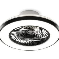 Ribelli Deckenventilator mit integrierter LED-Beleuchtung, Ø 50 cm, schwarz - B-Ware neuwertig