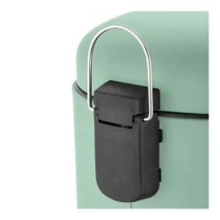 Ribelli Edelstahl-Treteimer, rund, 30 L, mint - B-Ware neuwertig