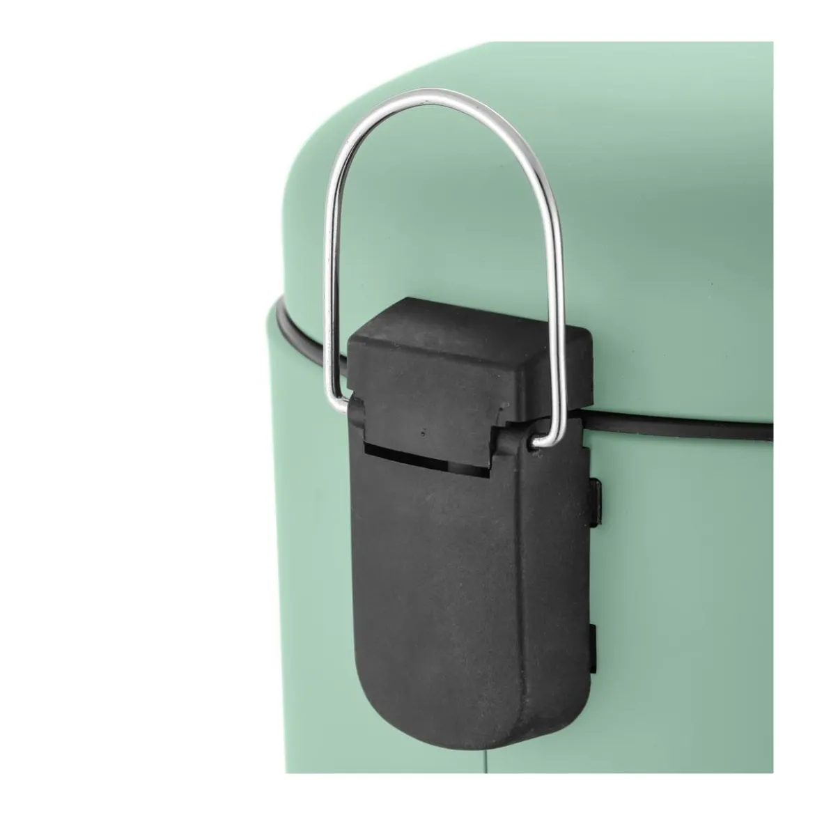 Ribelli Edelstahl-Treteimer, rund, 30 L, mint - B-Ware neuwertig