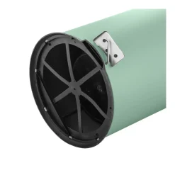 Ribelli Edelstahl-Treteimer, rund, 30 L, mint - B-Ware neuwertig