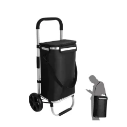 Ribelli Einkaufstrolley, klappbar, Tragetasche mit Kühlfach - B-Ware neuwertig