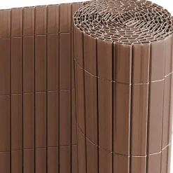 Ribelli PVC Sichtschutzmatte Sichtschutzzaun Windschutz 100 x 300, braun - B-Ware Sonstiges