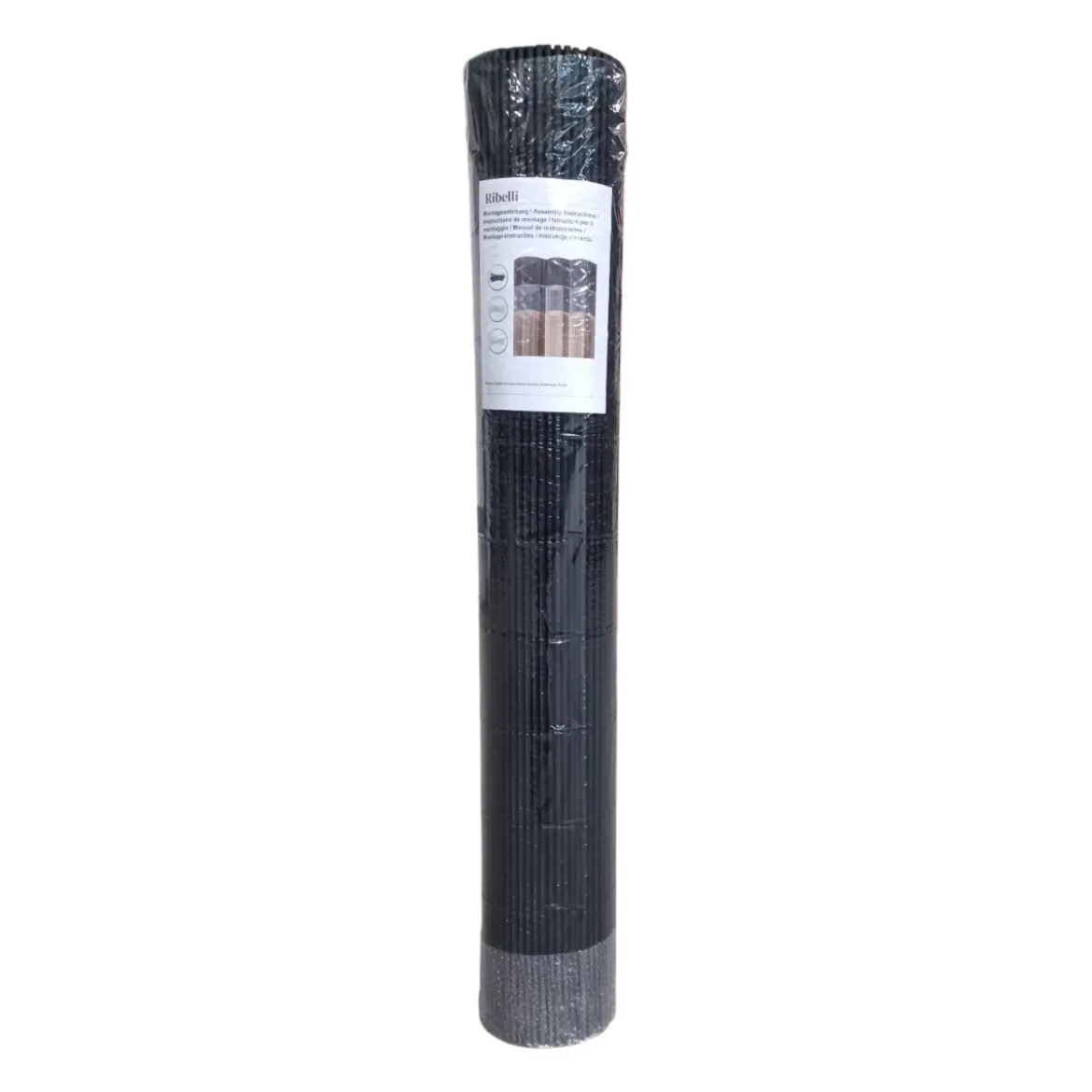 Ribelli PVC-Zaunsichtschutz, 1 x 3 m, schwarz - B-Ware neuwertig