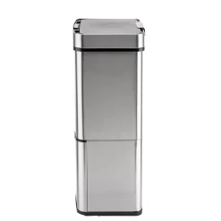 Ribelli Sensor Mülleimer, 4 Fächer, 72 L, silber - B-Ware sehr gut