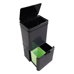 Ribelli Sensor-Mülleimer, 72 L, grau - B-Ware Transportschaden Kosmetisch