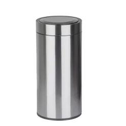 Ribelli Sensor-Mülleimer 30 L, rund, grau - B-Ware neuwertig