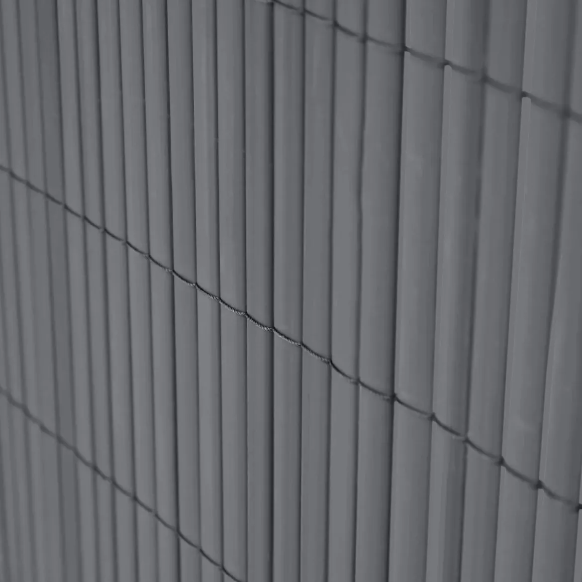 Ribelli Sichtschutzmatte, aus PVC, 80 x 300 cm, anthrazit - B-Ware neuwertig