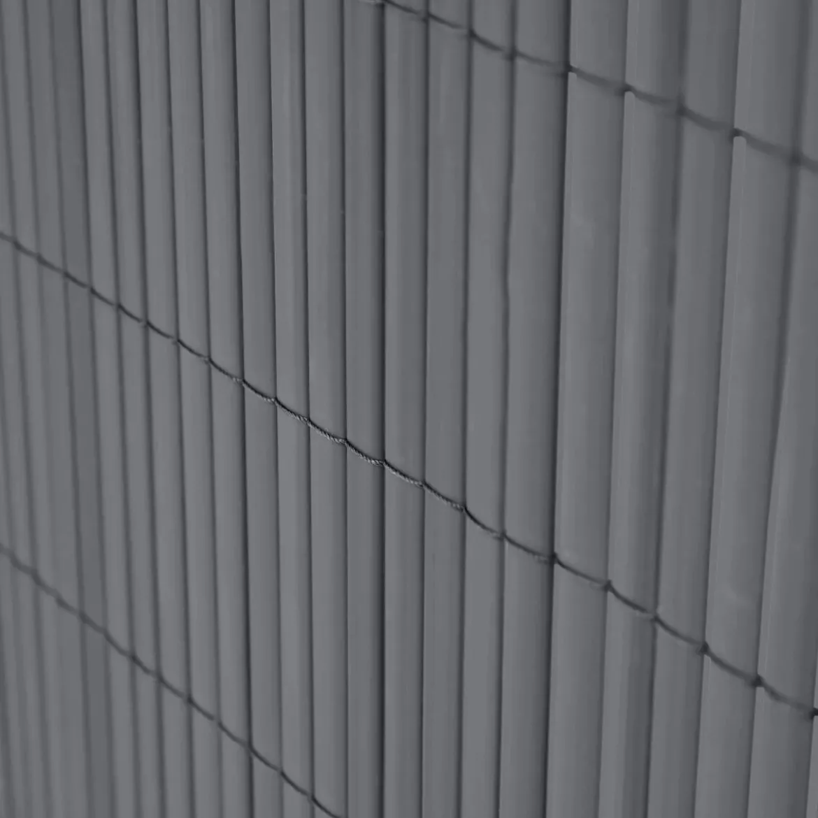Ribelli Sichtschutzmatte, aus PVC, 120 x 400 cm, anthrazit - B-Ware neuwertig
