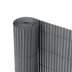 Ribelli Sichtschutzmatte, aus PVC, 120 x 400 cm, anthrazit - B-Ware neuwertig