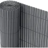 Ribelli® Sichtschutzmatte, aus PVC, 120 x 300 cm, anthrazit - B-Ware neuwertig