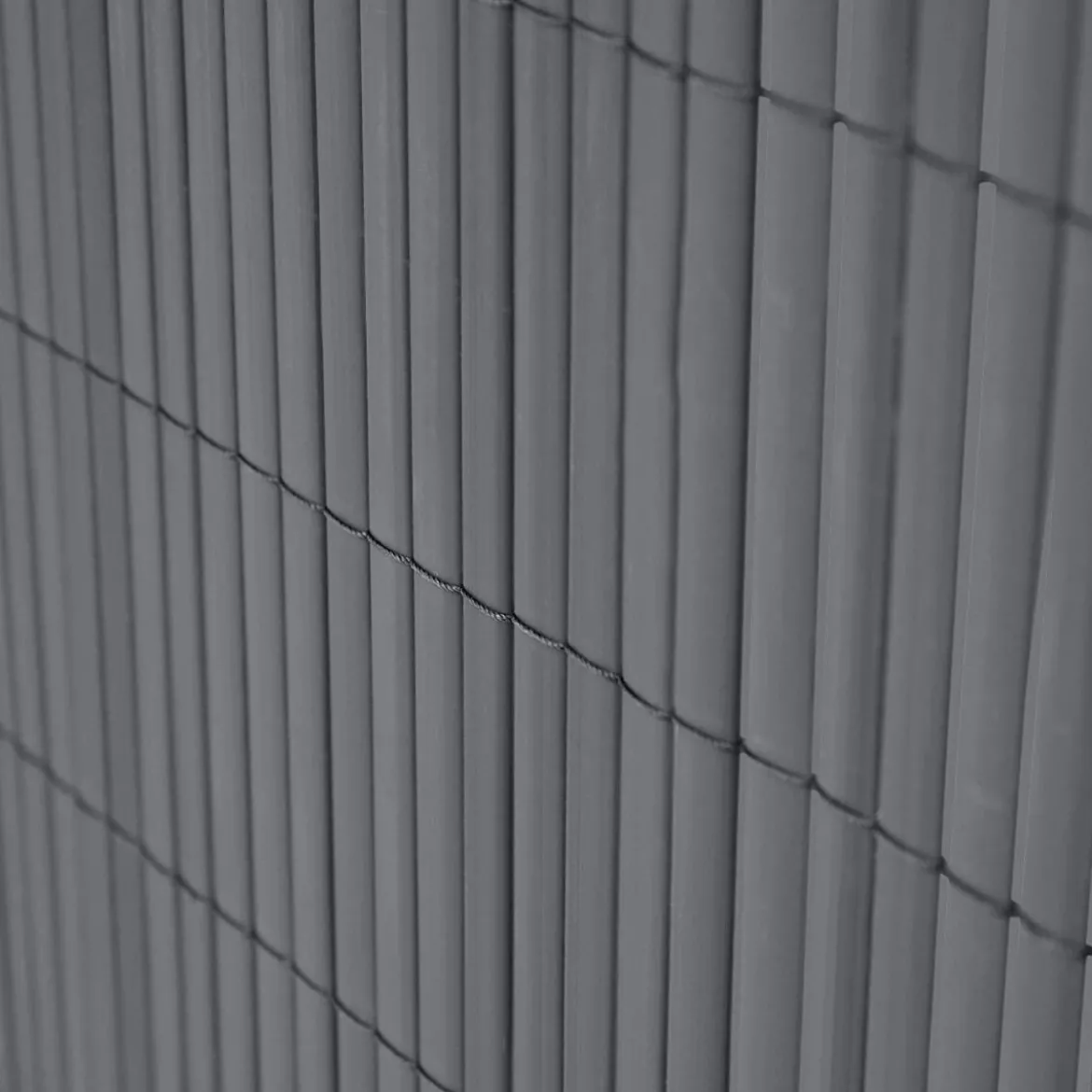 Ribelli Sichtschutzmatte, aus PVC, 160 x 400 cm, anthrazit - B-Ware neuwertig