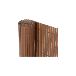 Ribelli Sichtschutzmatte, aus PVC, 120 x 400 cm, braun - B-Ware sehr gut