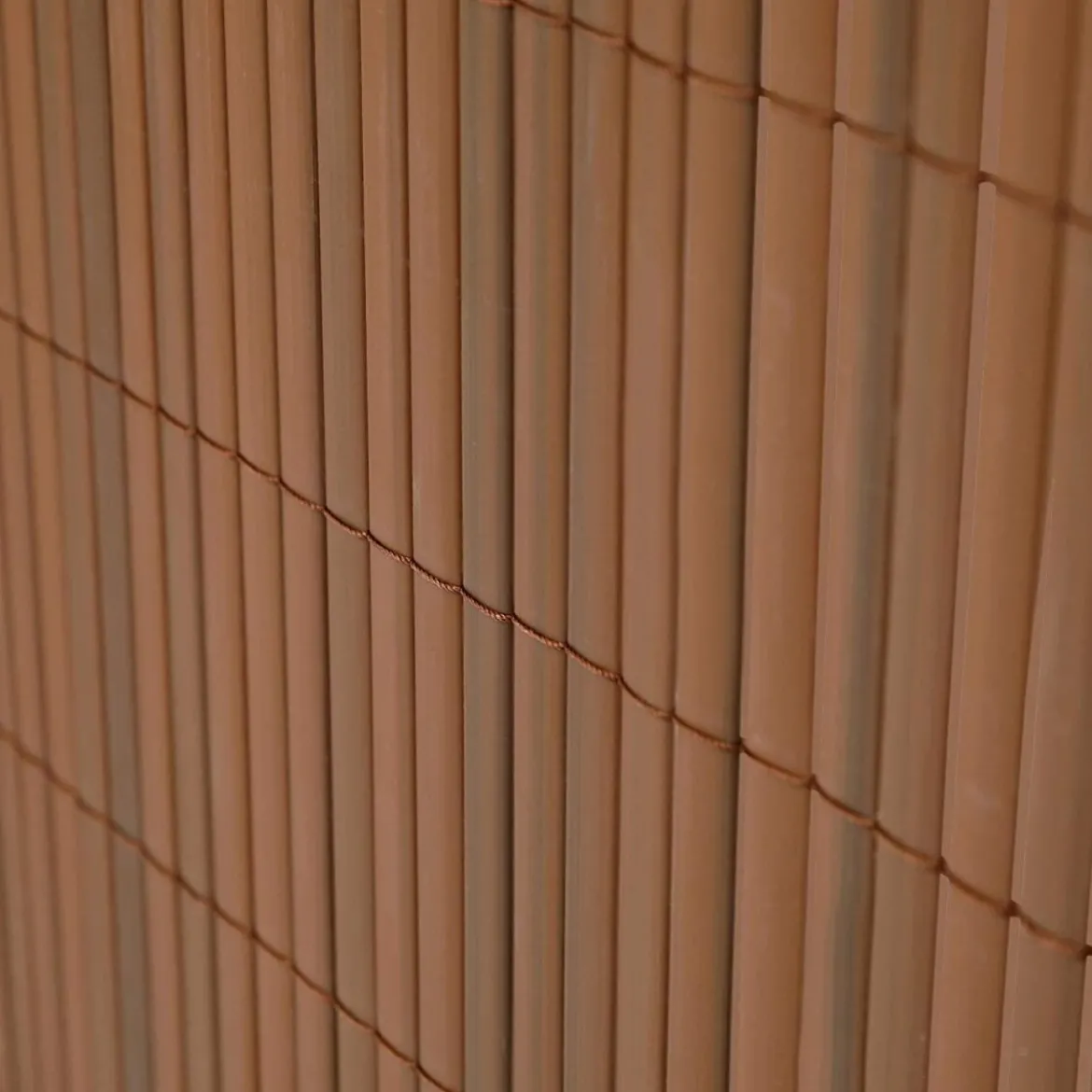 Ribelli Sichtschutzmatte, aus PVC, 90 x 400 cm, braun - B-Ware sehr gut