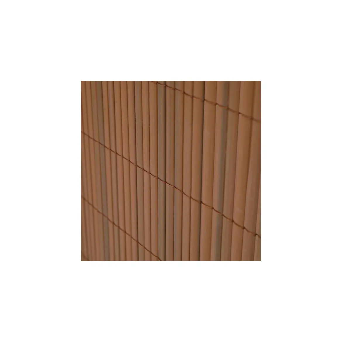 Ribelli Sichtschutzmatte Zaunsichtschutz PVC ca. 1,6 x 4m, braun - B-Ware neuwertig