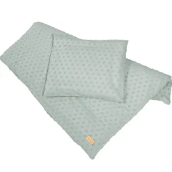 roba Babybettwäsche Lil Planet 80 x 80 cm - 2-teiliges Bettwäsche Set - Bio Baumwolle, Frosty Green - B-Ware sehr gut