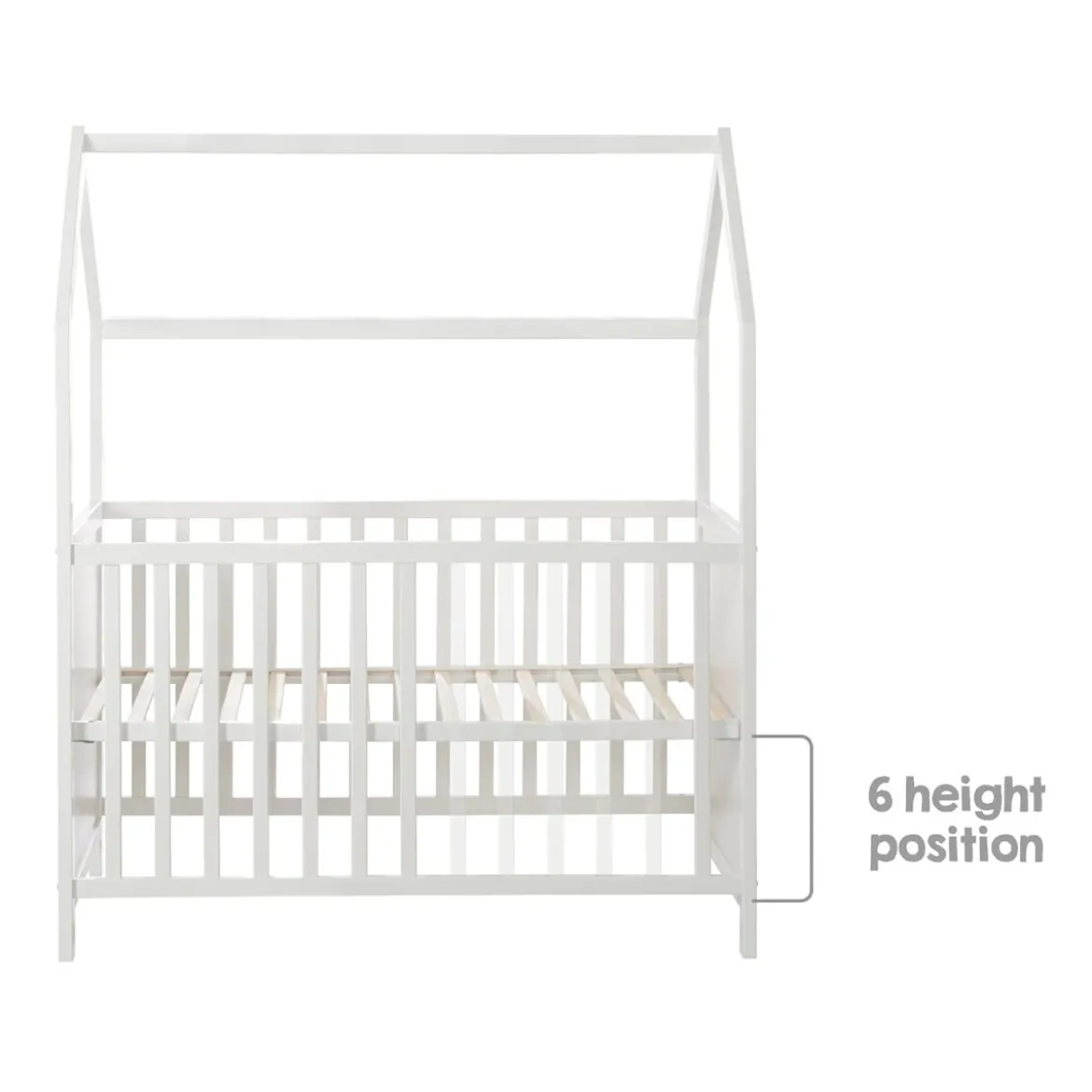 roba Hausbett, 60 x 120 cm, weiß - B-Ware sehr gut