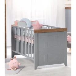roba Kinderbett Ella, 70 x 140 cm, grau - B-Ware neuwertig