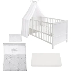 roba Kinderbettset Dream Big, 70 x 140 cm, weiß - B-Ware neuwertig