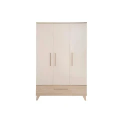 roba Kinderkleiderschrank 'Sidney' 3-türig, Cashmere / Dekor Eiche - B-Ware neuwertig