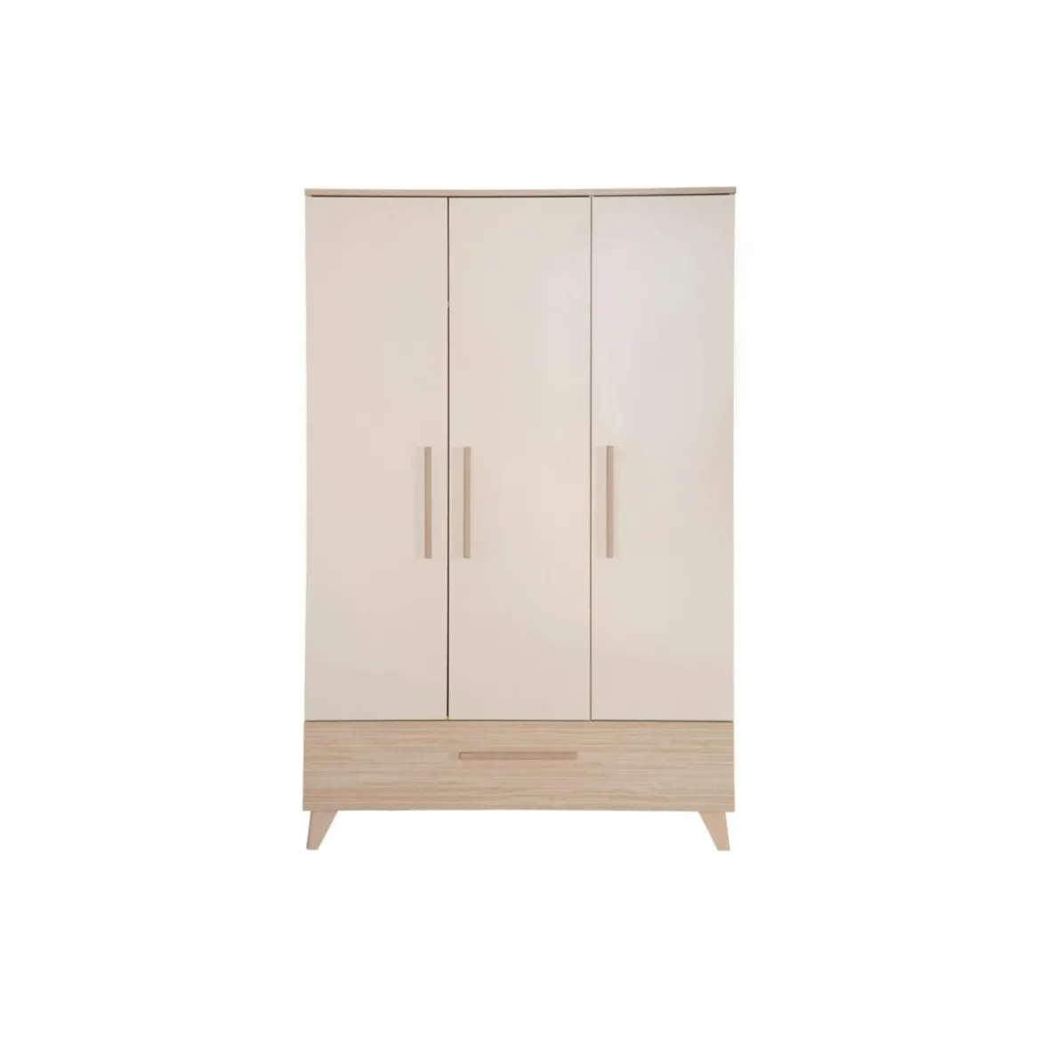 roba Kinderkleiderschrank 'Sidney' 3-türig, Cashmere / Dekor Eiche - B-Ware neuwertig