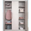 roba Kleiderschrank 'Maren 2', 3-türig, Lichtgrau/weiß - B-Ware sehr gut