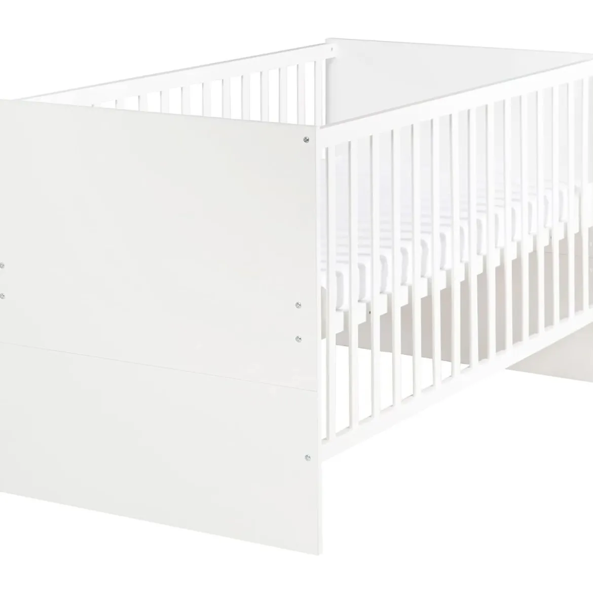 roba Kombi-Kinderbett 'Anton' 70 x140 cm, Babybett umbaubar zum Juniorbett, inkl. Umbauecken, 3-Fach höhenverstellbar - B-Ware