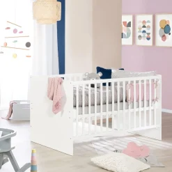 roba Kombi-Kinderbett 'Anton' 70 x140 cm, Babybett umbaubar zum Juniorbett, inkl. Umbauecken, 3-Fach höhenverstellbar - B-Ware