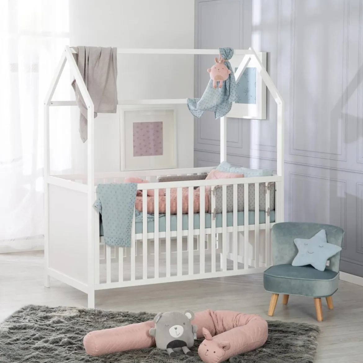 roba Kombi-Kinderbett, 3-fach verstellbar, 70 x 140 cm, weiß - B-Ware neuwertig