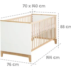 roba Kombi-Kinderbett 'Finn', 70 x 140 cm - B-Ware sehr gut