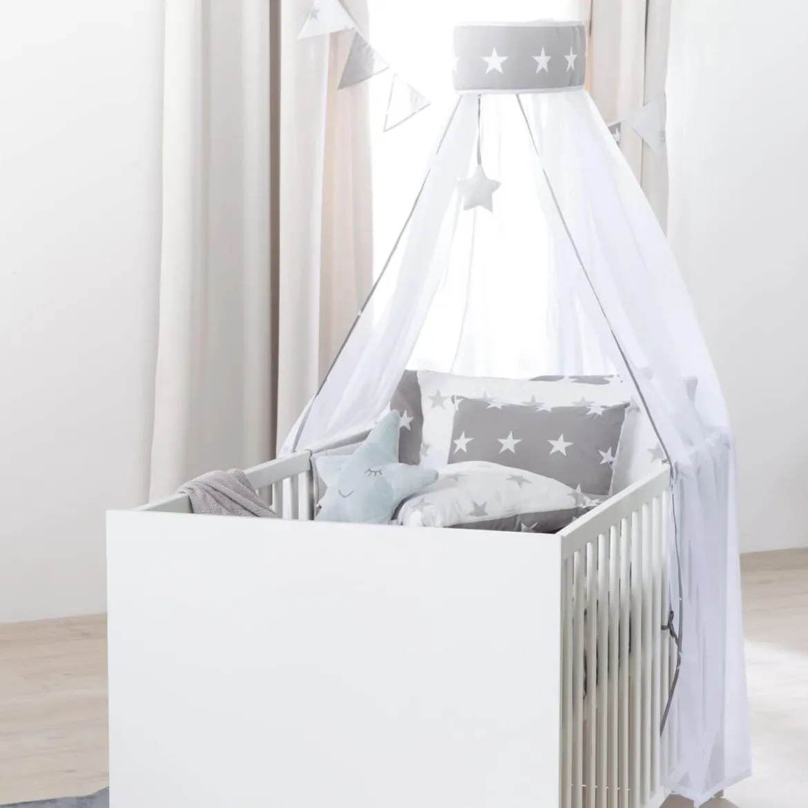 roba Kombi-Kinderbett Julia, 70 x 140 cm, weiß/Eiche - B-Ware neuwertig